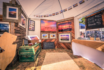 Photo of Greg Molyneux Photography display tent at The Makers Festival 2016